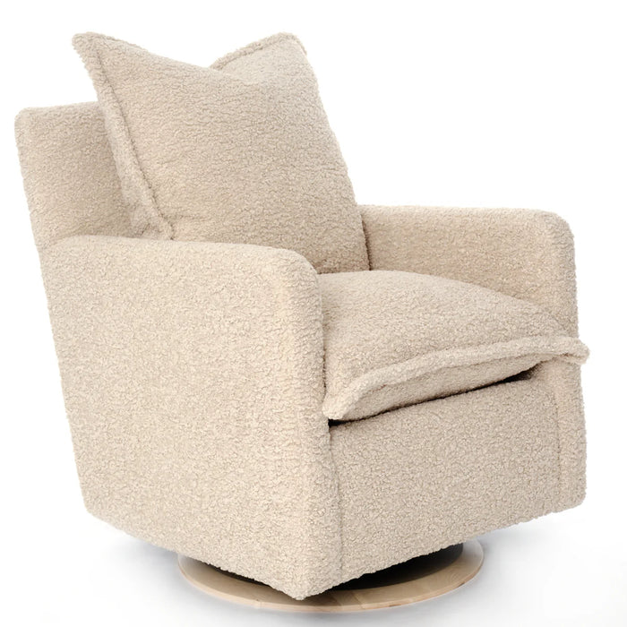 Oilo Nola – Swivel Nursery Glider - Sheepskin Linen