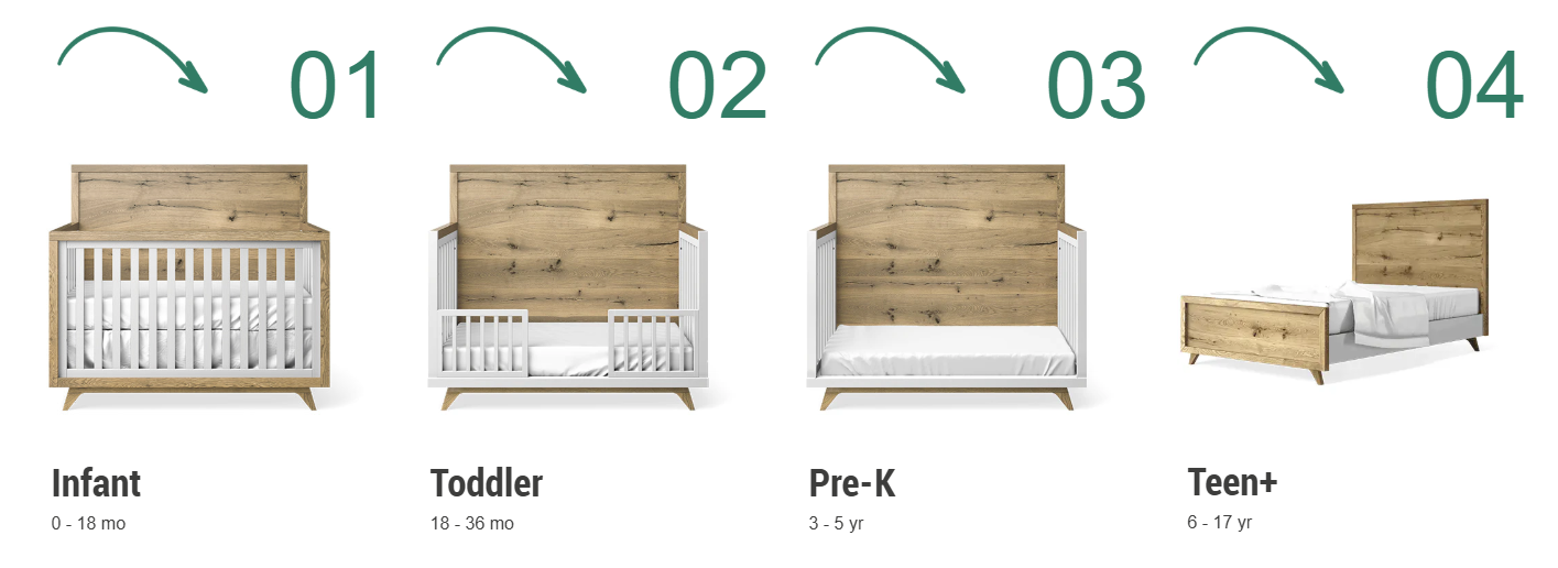 Romina Uptown Convertible Crib