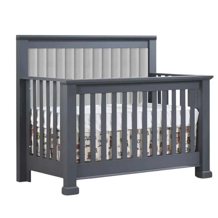 Natart Taylor Convertible Crib with Upholstered Panel