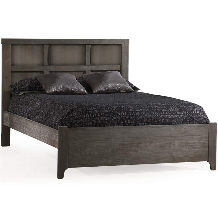 Natart Rustico Double Bed with Low-Profile Footboard  & Rails