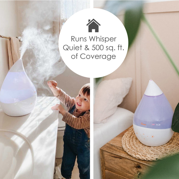Crane 4 in 1 Top Cool Mist Humidifier With Sound Machine