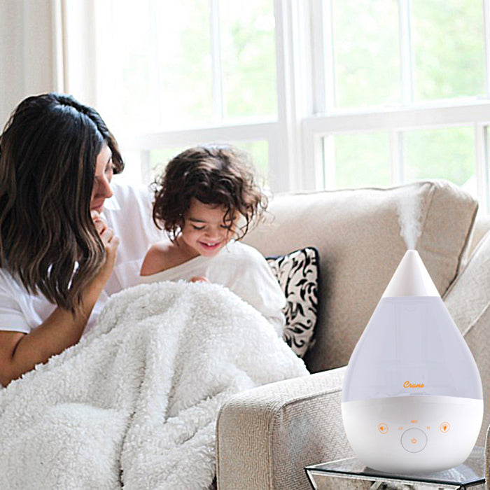 Crane 4 in 1 Top Cool Mist Humidifier With Sound Machine