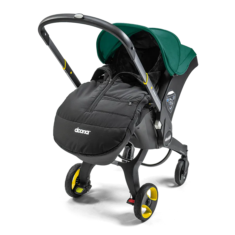 jungle car seat and stroller Doona Footmuff In Black — MybabySprinkle