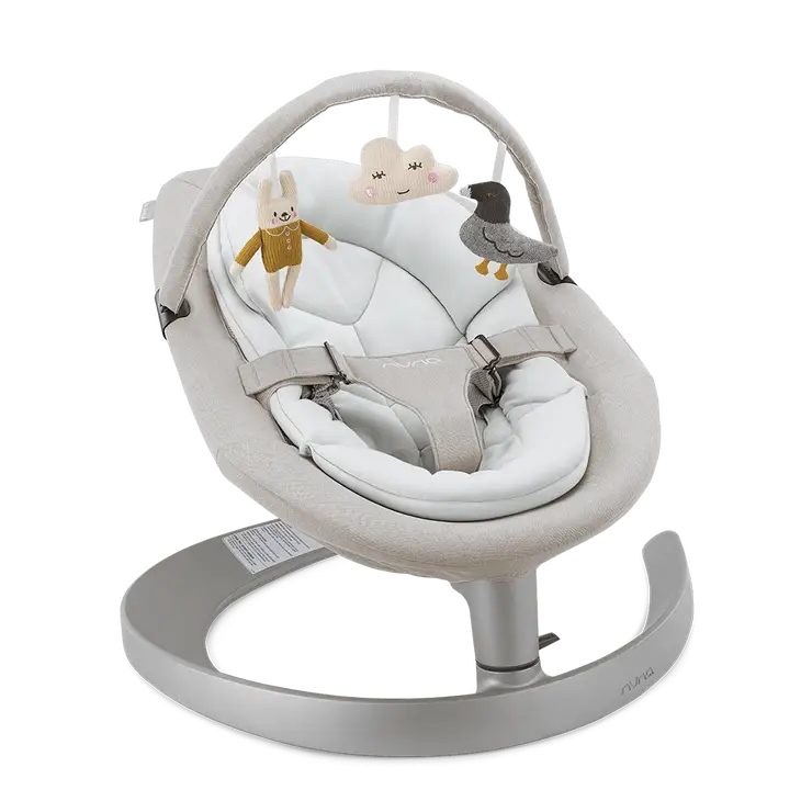 Nuna Leaf Grow Baby Swing Bouncer with Toy Arch MybabySprinkle