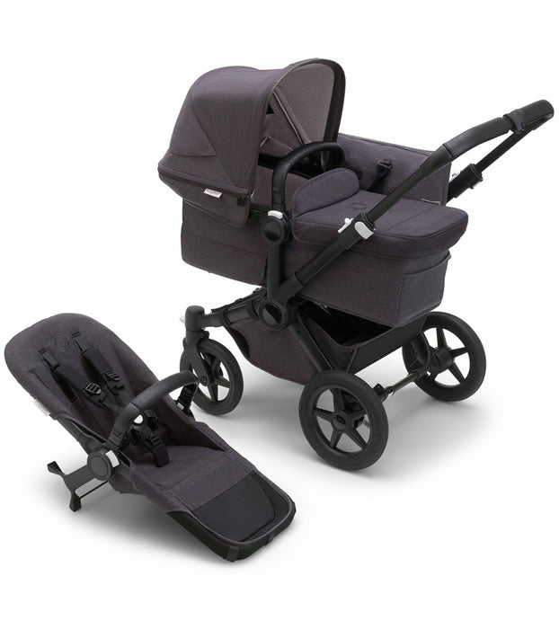 Bugaboo Donkey 5 Mineral Mono Complete Stroller - Black / Washed Black