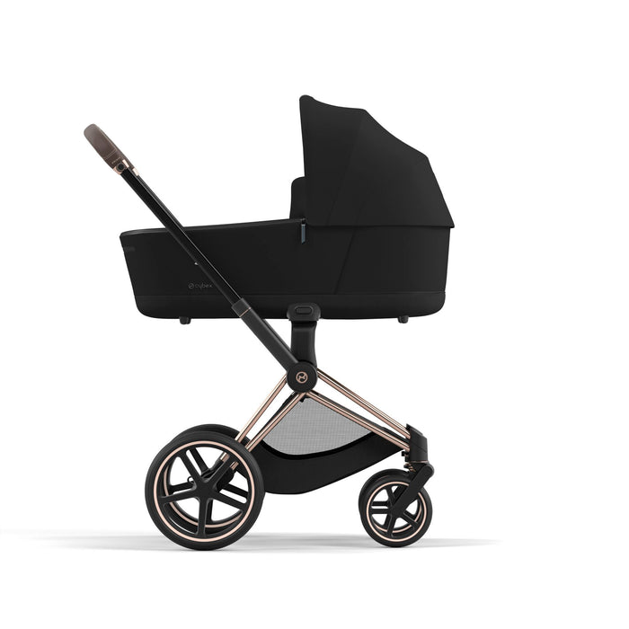 Cybex Priam4 Complete Stroller + Lux Carry Cot (Rose Gold Frame)