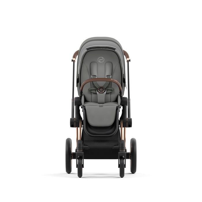 Cybex Priam4 Complete Stroller + Lux Carry Cot (Rose Gold Frame)