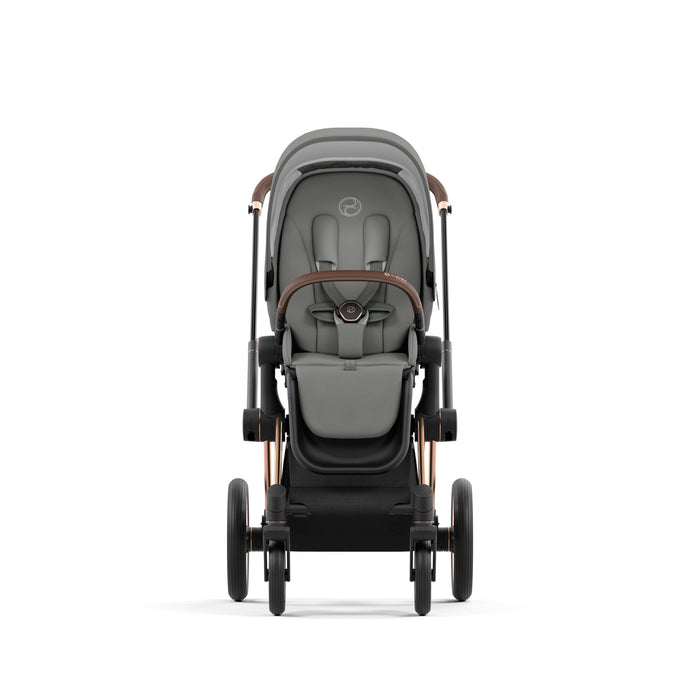 Cybex ePriam 4 Stroller Complete + Lux Carry Cot (Rose Gold Frame)
