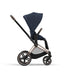 Cybex Priam4 Complete Stroller + Lux Carry Cot (Rose Gold Frame)