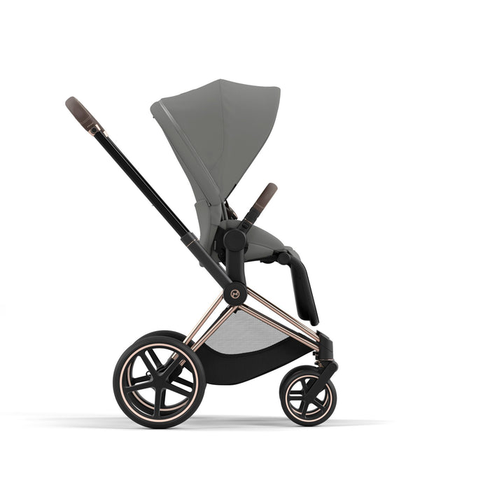 Cybex Priam4 Complete Stroller + Lux Carry Cot (Rose Gold Frame)
